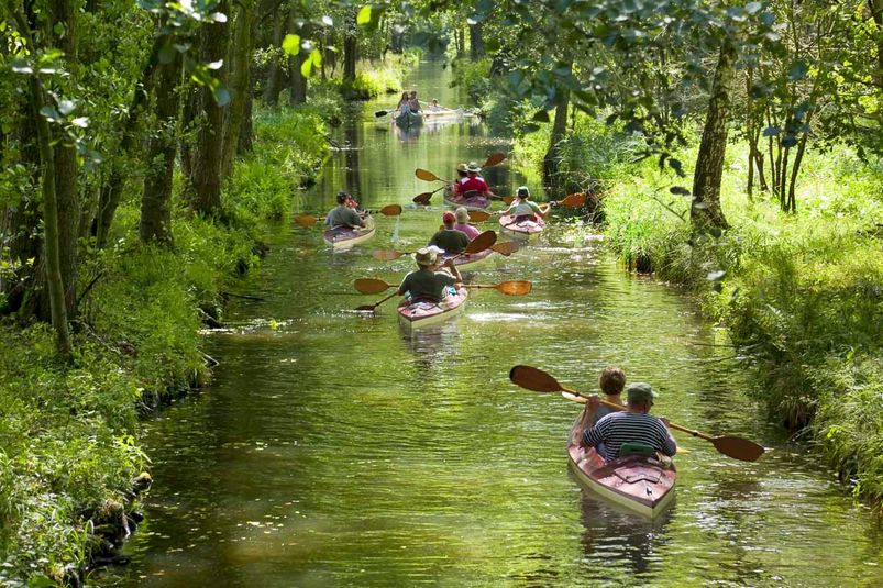 Lage und Freizeitangebote der Pension Frank Graßmel im Ortsteil Mochow der Gemeinde Schwielochsee